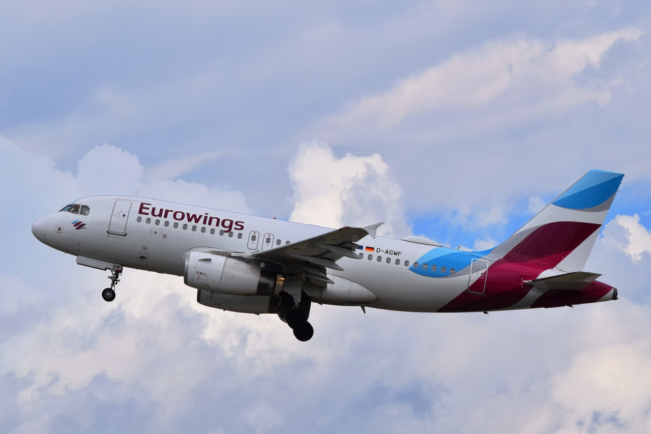 D-AGWF , Eurowings , Airbus A319-132 , Berlin-Brandenburg  Willy Brandt  , BER , 14.07.2024 ,