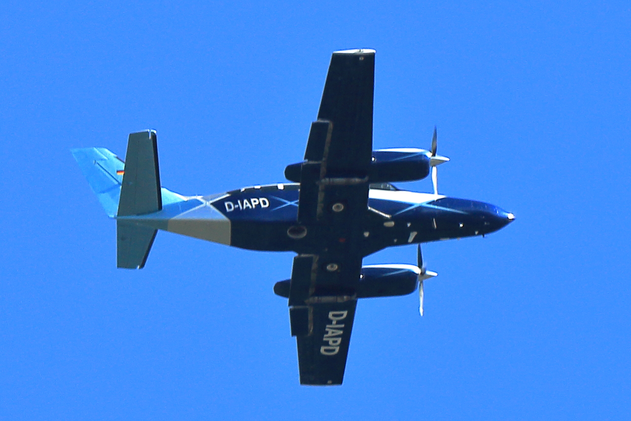 D-IAPD, Aerowest Photogrammetrie, Cessna 404 Titan, S/N: 404-0679. Rhein-Sieg-Kreis, 10.08.2024.
