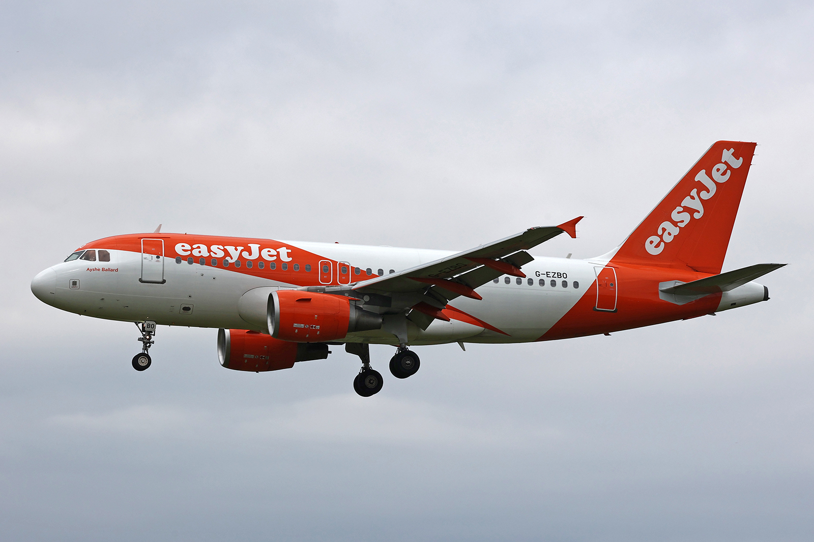 easyJet, G-EZBO, Airbus A319-111, msn: 3082,  Ayshe Ballard , 07.Juni 2024, ZRH Zürich, Switzerland.