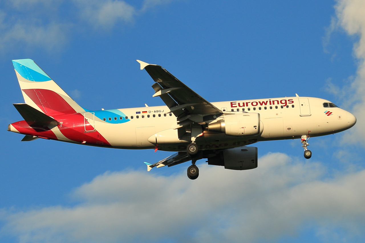 Eurowings, D-ABGJ, Airbus A319-112, S/N: 3415. Köln-Bonn (EDDK) am 05.10.2024