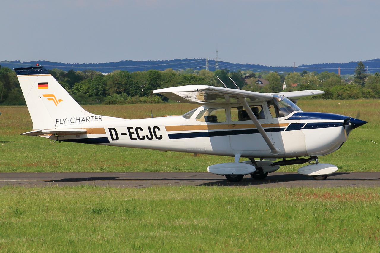 Fly-Charter, D-ECJC, Reims-Cessna F172H Skyhawk, S/N: 0734. Bonn-Hangelar (EDKB), 09.05.2024.