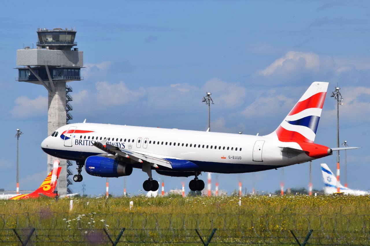 G-EUUD , British Airways , Airbus A320-232 , Berlin-Brandenburg  Willy Brandt  , BER , 14.07.2024 ,