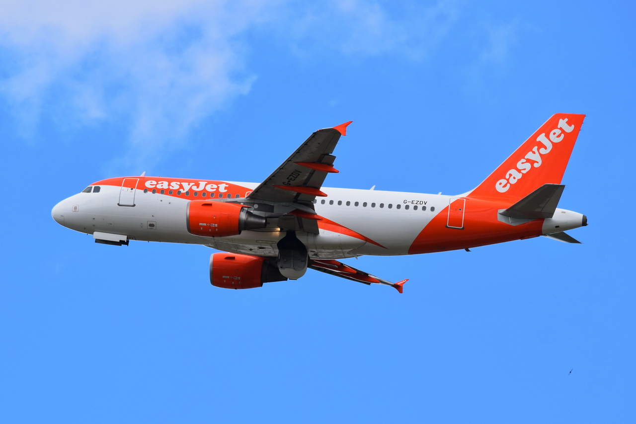 G-EZDV , easyJet , Airbus A319-111 , Berlin-Brandenburg  Willy Brandt  , BER , 14.07.2024 ,