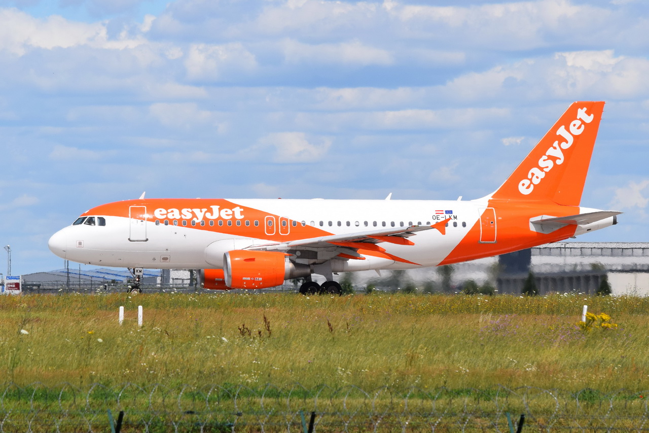 OE-LKM , easyJet Europe , Airbus A319-111 ,  07.07.2024 , Berlin-Brandenburg  Willy Brandt  , BER , 