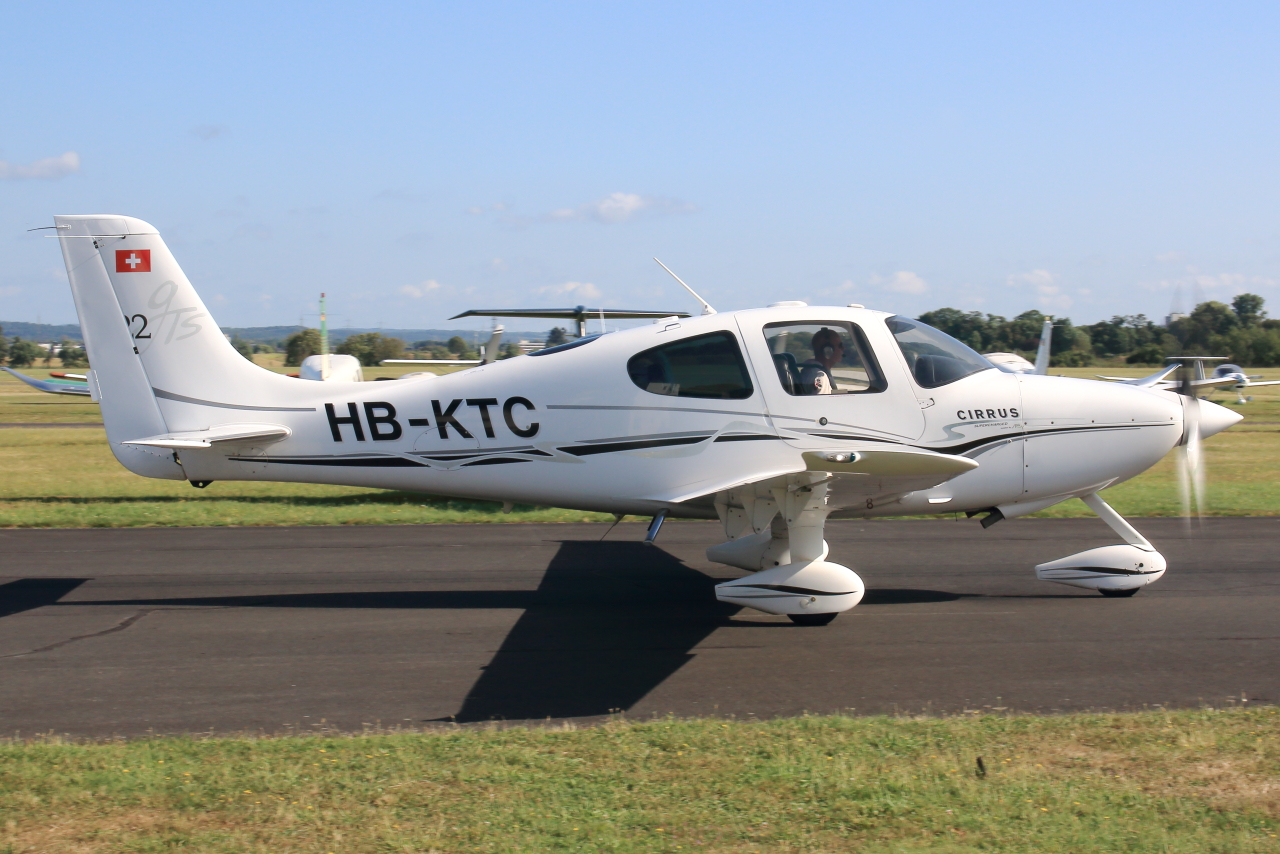 Privat, HB-KTC, Cirrus SR22 G2 GTS, S/N: 1367. Bonn-Hangelar (EDKB), 24.08.2024.