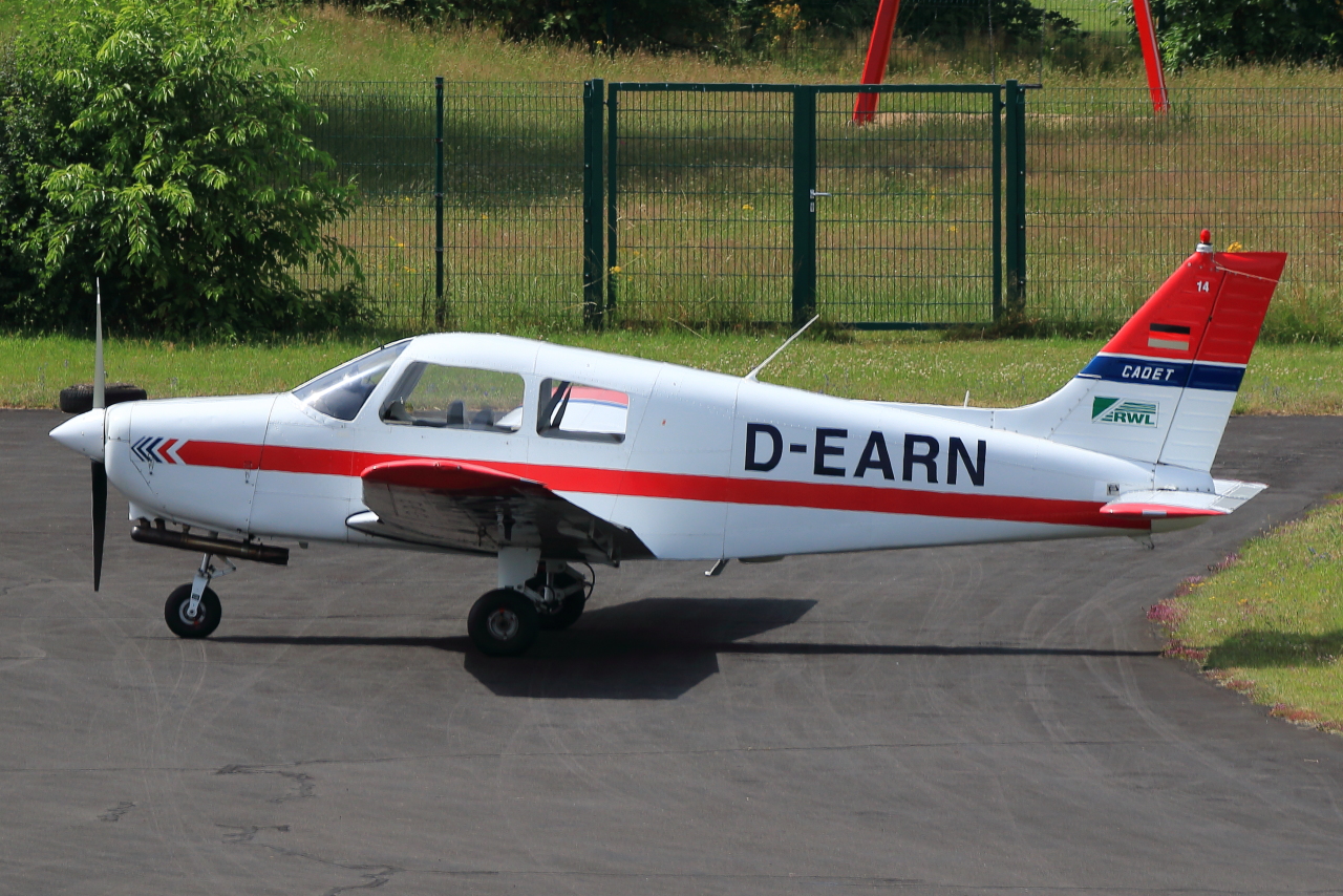 RWL - German Flight Academy, D-EARN, Piper PA-28-161 Cadet, S/N: 2841113. Bonn-Hangelar (EDKB), 29.06.2024.