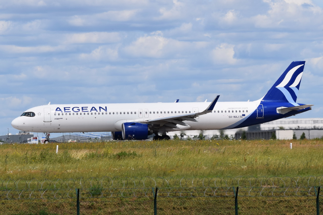 SX-NAJ , Aegean Airlines , Airbus A321-271NX ,  07.07.2024 , Berlin-Brandenburg  Willy Brandt  , BER , 