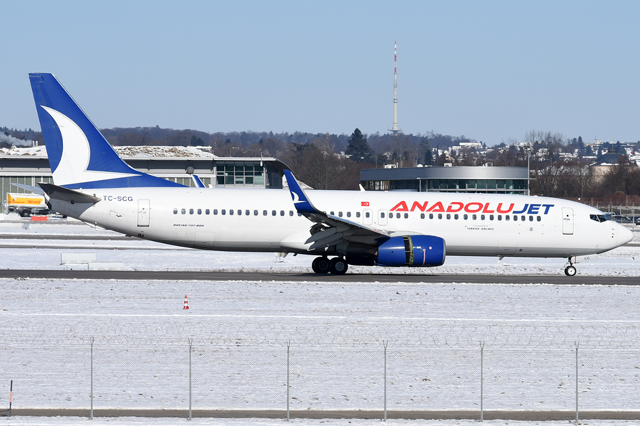 TC-SCG Boeing 737-8AL 13.02.2021