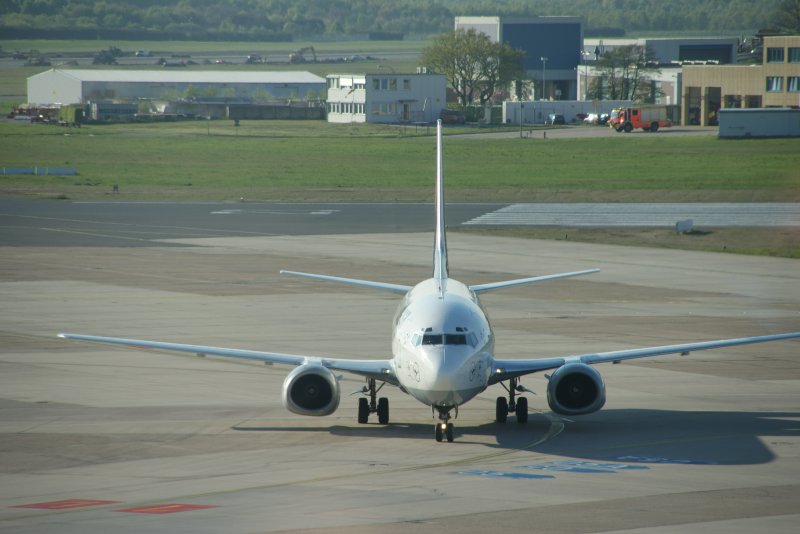 B737 der airberlin von vorne