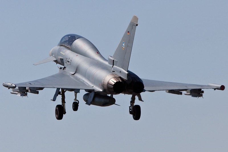 Landung, Eurofighter Typhoon,30+31/ETSN/ Neuburg/Germany