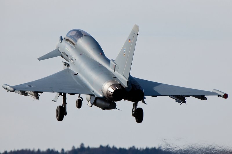 Landung, Eurofighter Typhoon,30+42/ETSN/ Neuburg/Germany