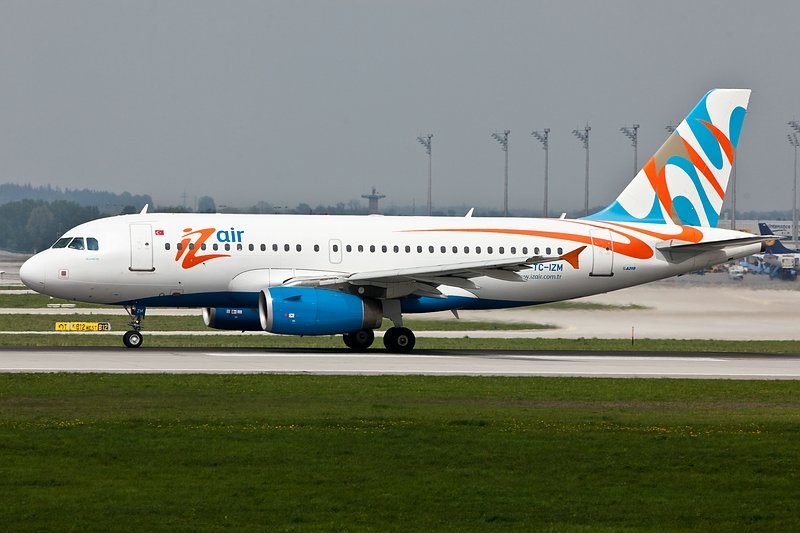 Take off, A319/Izmir Airlines/MUC/Mnchen/Germany.

