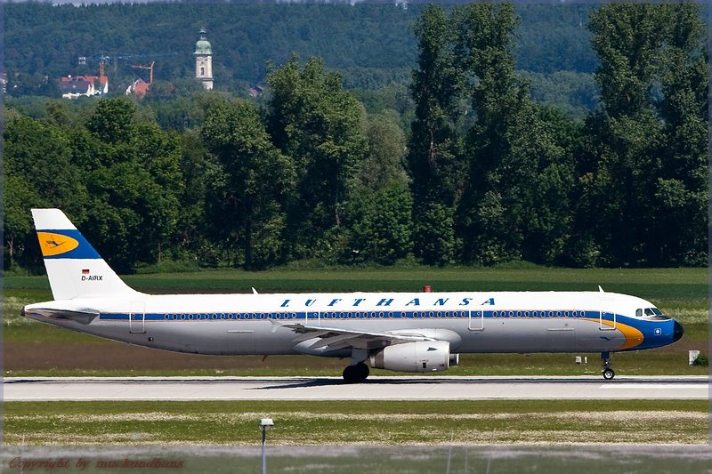 Take off A321/Lufthansa/Retro/MUC/Mnchen/Germany