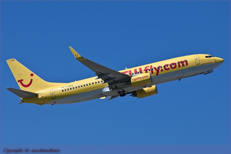 Take off B737/TuiFly/MUC/Mnchen/Germany