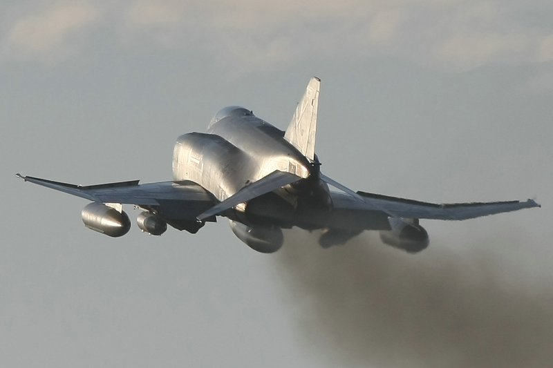 Take-off Phantom F-4F,38+50/Wittmund,in ETSN,Neuburg,Germany

