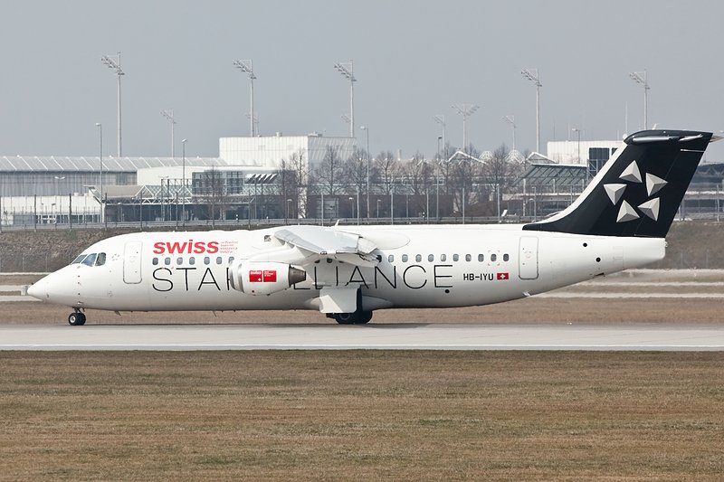 Take off,Avro/Swiss/Star Alliance/MUC/Mnchen/Germany.