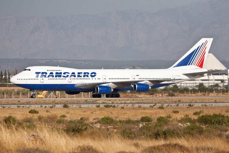 Taxing/B747/Transaero/Trkei/Antalya (LTAY/AYT).