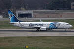EgyptAir, SU-GEC, Boeing B737-866, msn: 40801/3819, 09.März 2024, GVA Genève, Switzerland.