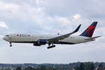 Delta Air Lines, N171DZ, Boeing B767-332ER, msn: 29690/717,  80th Anniversary D-Day & Battle of Normandy , 13.Juni 2024, ZRH Zürich, Switzerland.