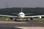 Face To Face with a B763 @ DUS RWY 23L Special Line up. 27.07.2012