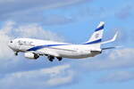 4X-EKF , El Al Israel Airlines , Boeing 737-8HX(WL) ,  07.07.2024 , Berlin-Brandenburg  Willy Brandt  , BER ,