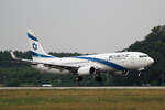 EL AL, Boeing B 737-85R, 4X-EKK, BER, 21.06.2024