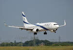 EL AL, Boeing B 737-85P, 4X-EKJ, BER, 26.06.2024