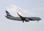 EL Al, Boeing B 737-858, 4X-EKC, BER, 25.07.2024