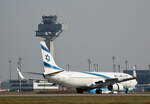 EL Al, Boeing B 737-85R, 4X-EKK, BER, 04.09.2024