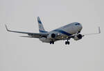 EL AL, Boeing B 737-8HX, 4X-EKF, BER, 03.11.2024