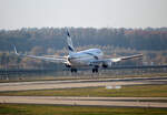 EL AL, Boeing B 737-8HX, 4X-EKF, BER, 03.11.2024