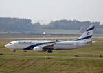 EL AL, Boeing B 737-8HX, 4X-EKF, BER, 03.11.2024