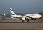 EL AL, Boeing B 737-8HX, 4X-EKF, BER, 19.01.2025