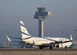 EL AL, Boeing B 737-8HX, 4X-EKF, BER, 19.01.2025