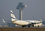 EL AL, Boeing B 737-8HX, 4X-EKF, BER, 09.02.2025