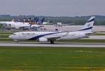 EL AL Israel Airlines, 4X-EKT, B737-8BK(W) beim Start in MUC nach Tel Aviv (TLV) 14.05.2013