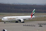 Emirates Airlines, A6-EQN, Boeing B777-31HER, msn: 42362/1564, 09.März 2024, GVA Genève, Switzerland.