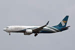 Oman Air, A4O-MF, Boeing B737-8MAX, msn: 63358/7438, 20.Dezember 2024, MLE Malé, Maldives1