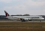 Qatar Airways, Boeing B 787-9 Dreamliner, A7-BHI, BER, 03.03.2024
