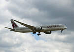 Qatar Airways, Boeing B 787-9 Dreamliner, A7-BHP, BER, 23.06.2024