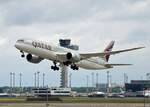 Qatar Airways, Boeing B 787-9 Dreamliner, A7-BHN, BER, 13.07.2024