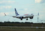 AnadoluJet, Boeing B 737 MAX 8, TC-LAI, BER, 02.09.2022