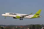 Air Baltic, YL-ABL, Airbus A220-371, msn: 55183, 30.April 2024, ZRH Zürich, Switzerland.
