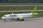 Air Baltic, YL-ABD, Airbus A220-371, msn: 55129, 09.Mai 2024, ZRH Zürich, Switzerland.