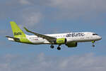 Air Baltic, YL-ABD, Airbus A220-371, msn: 55129, 15.Juni 2024, ZRH Zürich, Switzerland.