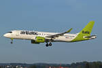 Air Baltic, YL-ABS, Airbus A220-371, msn: 55247, 23.August 2024, ZRH Zürich, Switzerland.