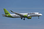 Air Baltic, YL-ABW, Airbus A220-371, msn: 55308, 04.März 2025, ZRH Zürich, Switzerland.