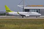 Air Baltic, YL-BBI, B737-33A(W) beim Start in MUC nach Riga (RIX) 19.06.2013