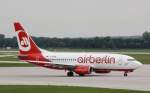 AIRBERLIN Boeing 737-7Q8 D-ABBW Flughafen Mnchen 02.08.2010