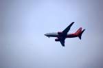 737-75B, Registriernr. D-AGEL von Air Berlin beim Landeanflug heute Mittag ber Berlin-Pankow Richtung Flughafen Berlin-Tegel, 22.02.08. 